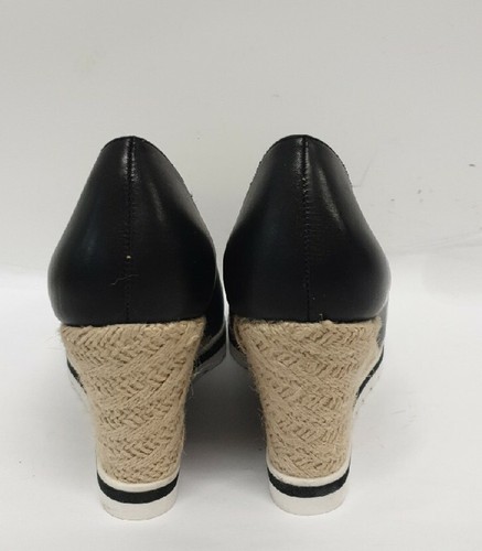 Pier One Black Wedge Court Shoes Womens Size UK 6 EU 39 REF DHW - Picture 7 of 9