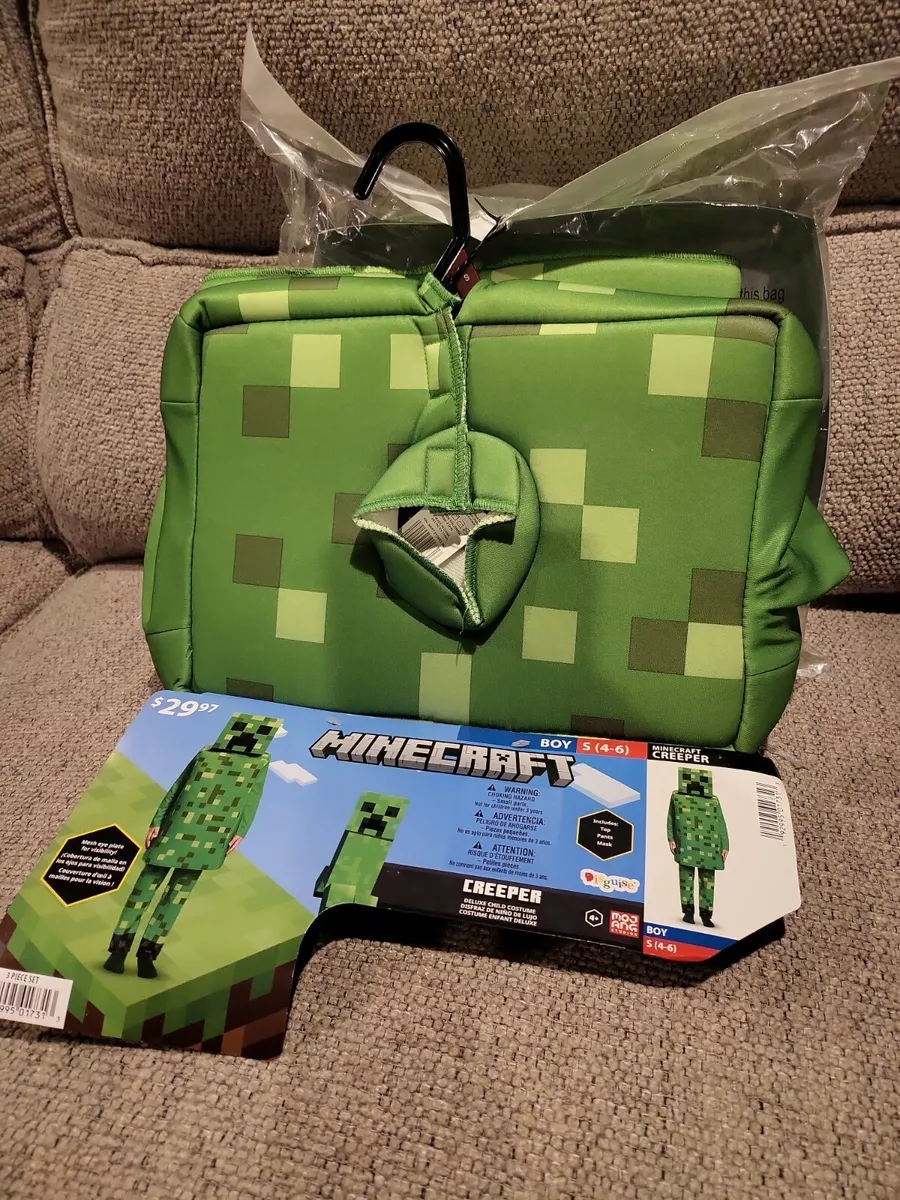 Minecraft Creeper Deluxe Costume for Kids