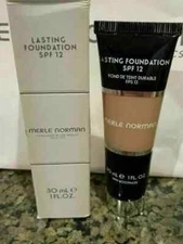 Merle Norman Lasting Foundation. Shade is SANDY BEIGE...NEW/w BOX