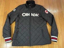 Hudson Bay Jacket Women Size Large Quilted Olympics 2010 Vancouver