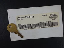 Harley Davidson Lock Key 71583-85A 0125