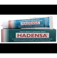 Hadensa Ointment used for the treatment of piles 20gm fissures, and anal fistula