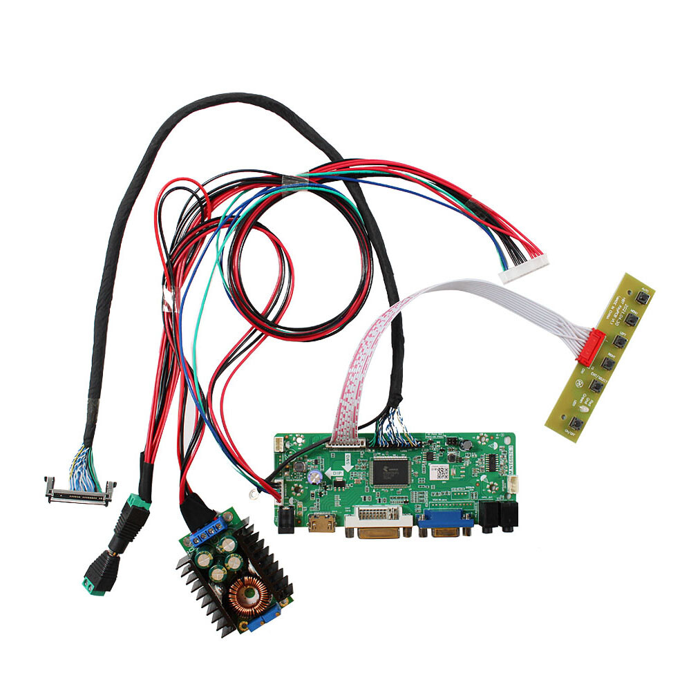 HDVGA DVI LCD Controller Board For 32inch 1920x1080 P320HVN01.1 LCD 24V Board