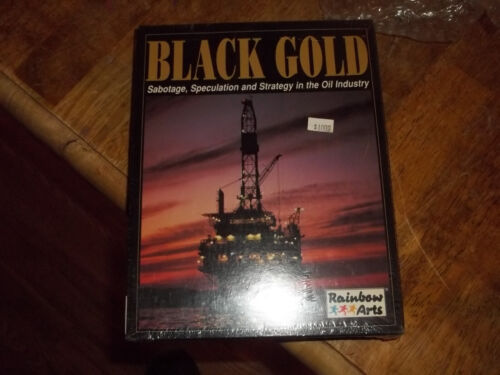Black Gold for IBM 3.5 by Rainbow Arts Computer Game BIG BOX