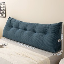 Triangular Headboard Wedge Backrest Positioning Support Bed Rest Reading Pillows