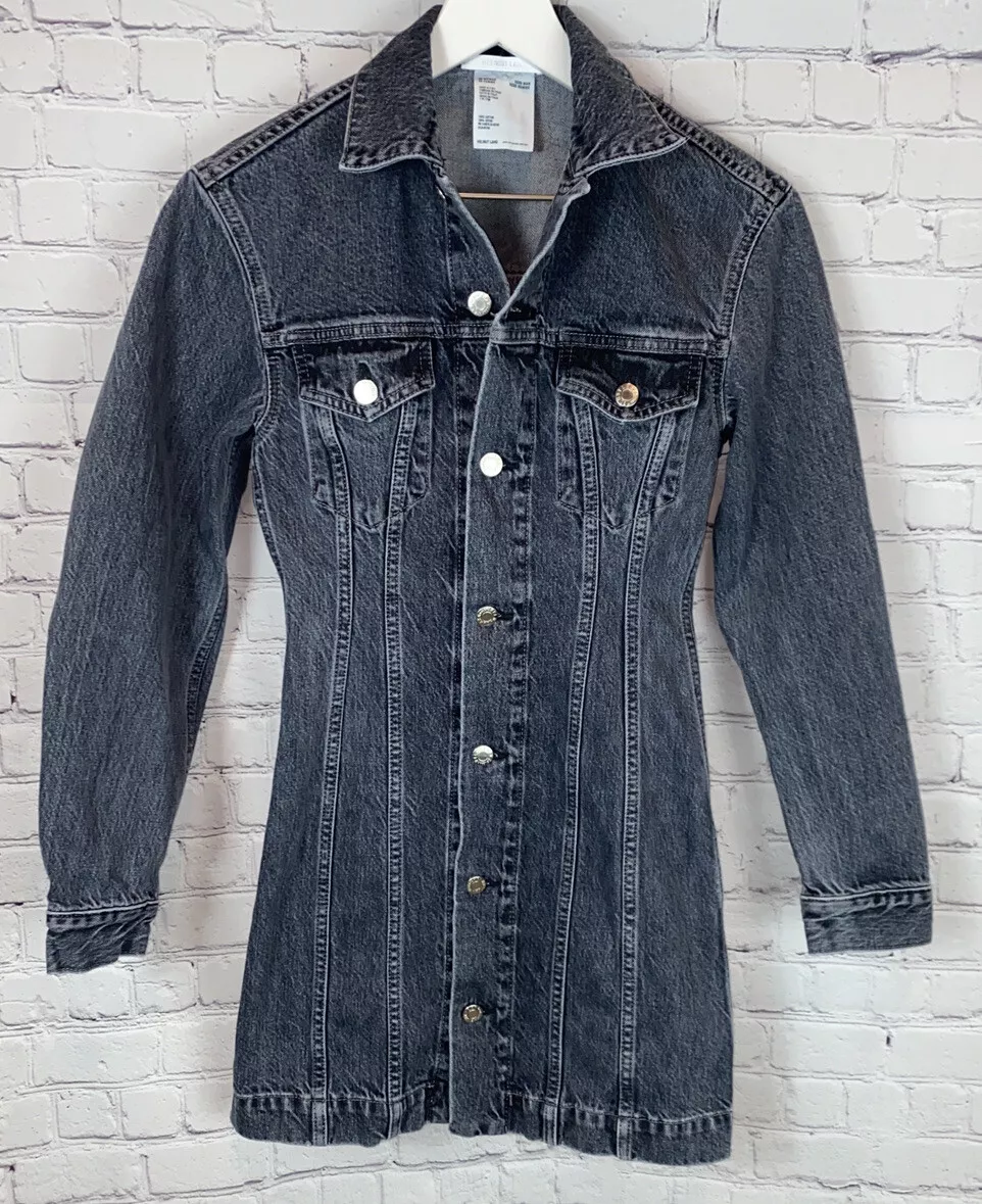 Helmut lang top denim dress