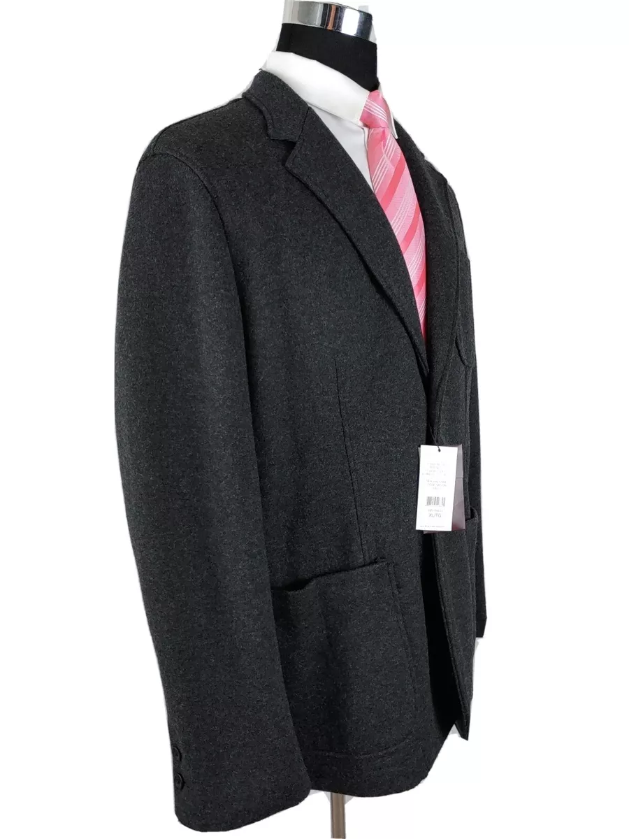 Gray unstructured sales blazer