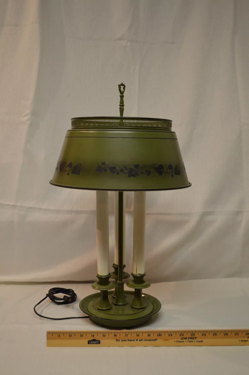 Vintage metal table lamp deals