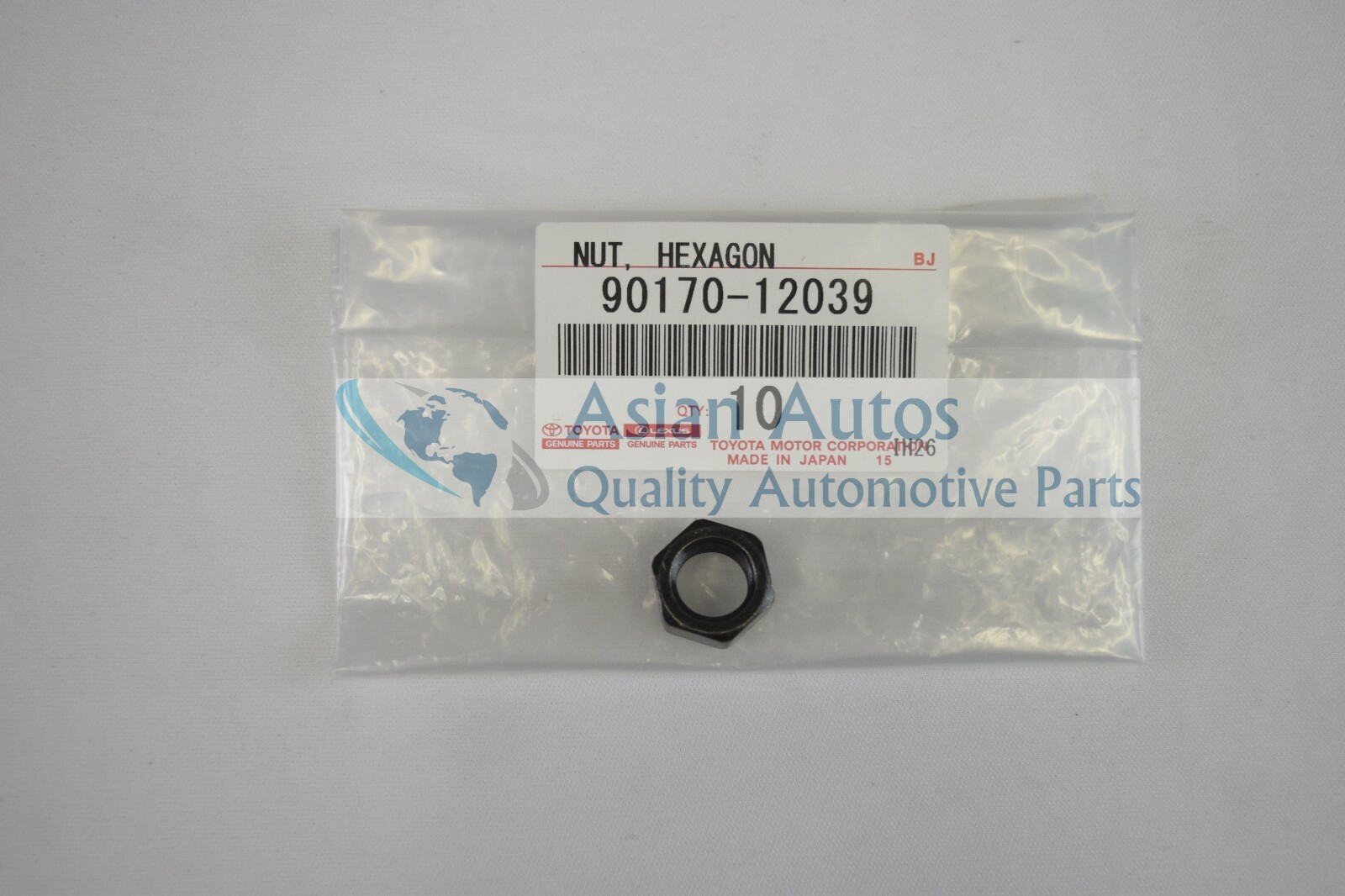 Genuine Lexus GX470 0309 Rear Suspension Upper Control Arm Nut
