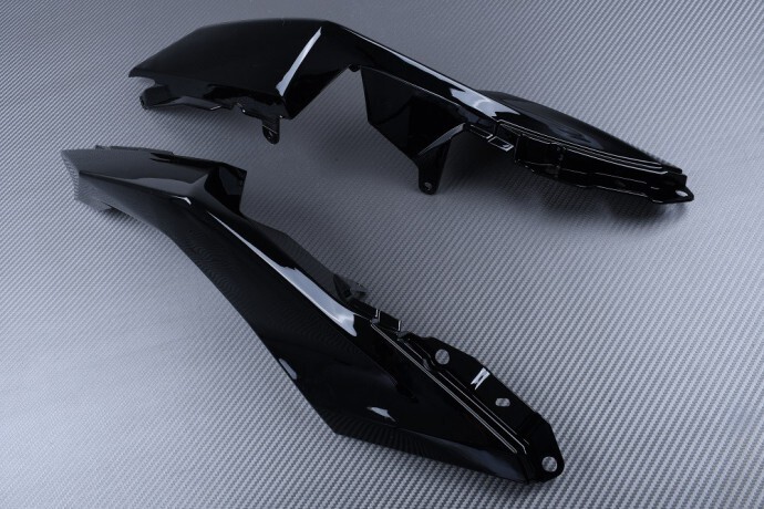 Carena posteriore Kawasaki Ninja 300 coque arrière premium noir brillant