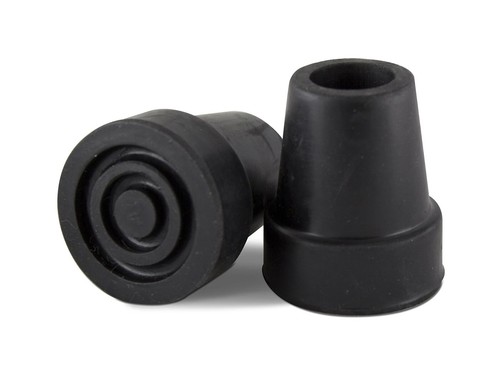 2 Pcs Cane Tips 3/4 Inch Heavy Duty Rubber Cane Tips Anti Slip TPR Replacement..