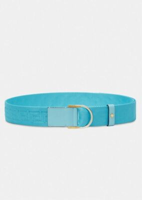 VERSACE Greek BLUE MENS Key Web Belt Size 100 EU / 40 US  display picture 1