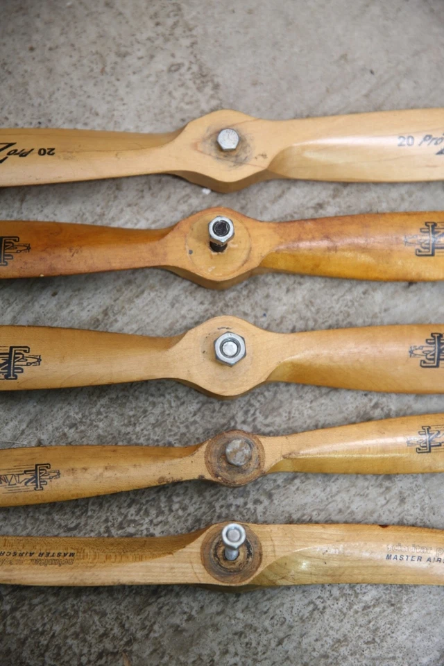 Vintage Airplane Propeller Wood Prop RC R/C Plane Drone Lot 20" Zinger - Image 3 of 4