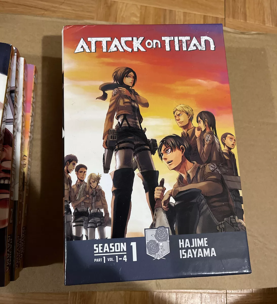 Attack on Titan Season 1 Part 1 Manga Box Set  