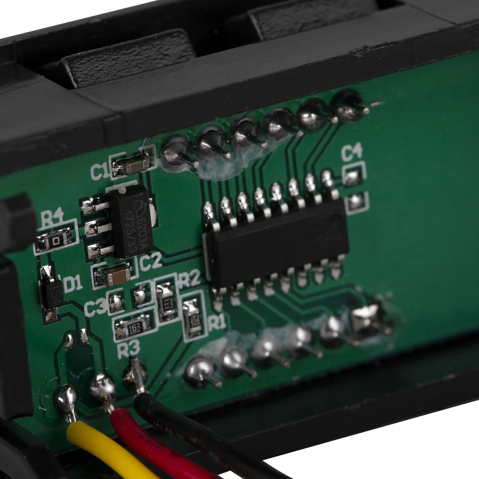 Voltage Meter Reader 3 Digit 0.56in Blue LED Display Panel DC 5V to 30V Input - Image 3 of 4