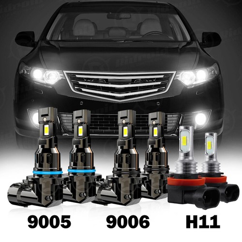 6X For Chevy Colorado 2004-2006 2007 2008 LED Headlight High Low