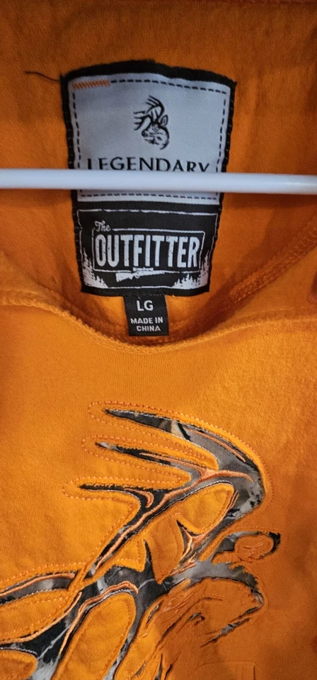 Legendary Whitetails The Outfitter Lg Orange Camo Deer Hunting Sweatshirt (41) - Image 2 of 3