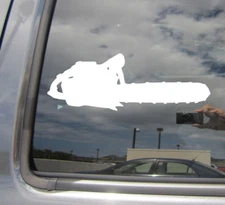 Chainsaw - Sawyer Pruning Logger Ice Car Bumper Window Vinyl Decal Sticker 10293