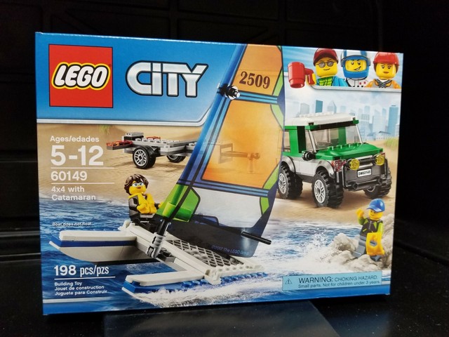 lego city 4x4 with catamaran