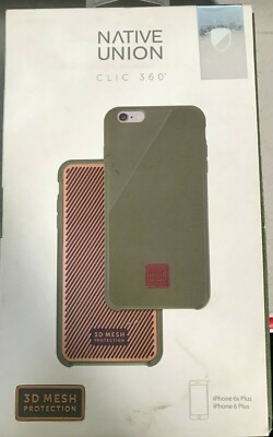 Native Union - Clic 360 Case for Apple iPhone 6s & iPhone6 Plus - Olive