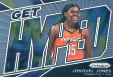 2022 Panini Prizm WNBA JONQUEL JONES #11 GET HYPED INSERT SUN LIBERTY
