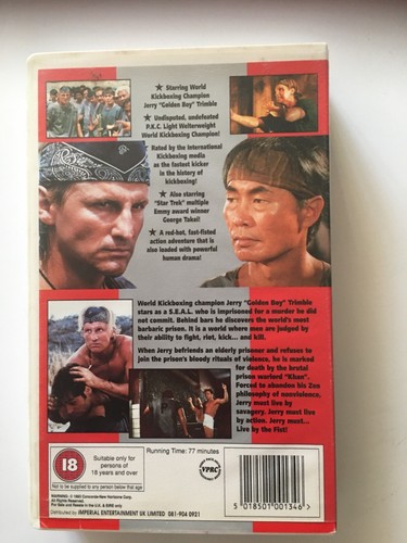 7x Vintage Martial Arts Big Box Ex Rental VHS Film Cassette Tapes Bundle - Picture 16 of 21