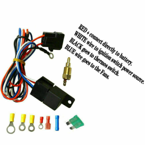 3 Row Radiator Shroud Fan Relay For 1985-97 Ford Bronco F150 F250 F350 V8 - Picture 9 of 9