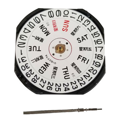 Original Quartz Watch Movement With Day Date For Seiko 7N43A V343 V348 V743 Y143