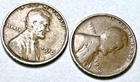 1910-P Lincoln Wheat 1c x2 ~ VG / Fine? ~  Bargain!  ~ 1 of 4 Sets Shown ~ B22