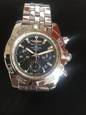 BREITLING CHRONOMAT 44 SPECIAL EDITION CARBON ZIFFERBLATT REF. : AB 011012 TOP!
