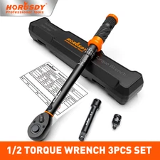 1/2" Torque Wrench Snap Socket Professional Drive Click Ratcheting Father's Day