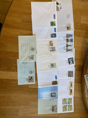 Finland Aland 12 FDc covers and 3 pre paid covers
