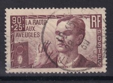 France année 1938  N° 418 obl La Radio aux Aveugles réf 9777