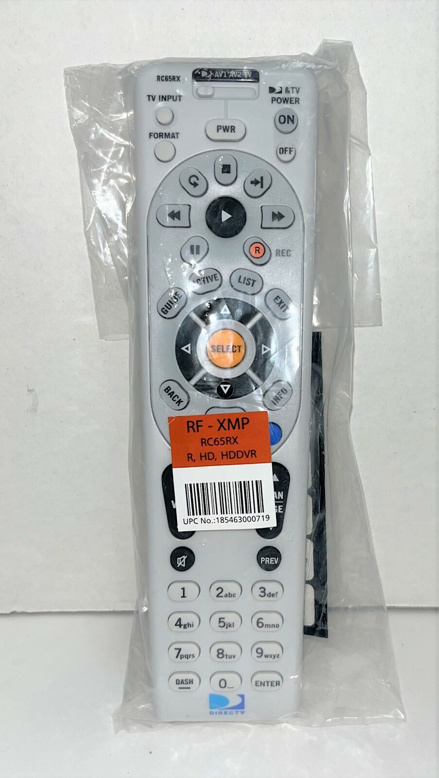 Lot Of 8 - DIRECTV RC65RX RF Universal Remote Control
