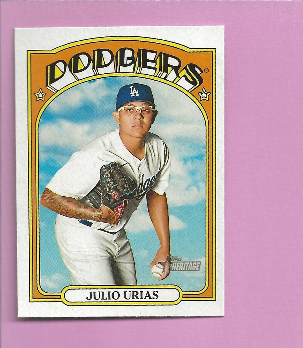 2021 Topps Heritage Julio Urias #67 Los Angeles Dodgers