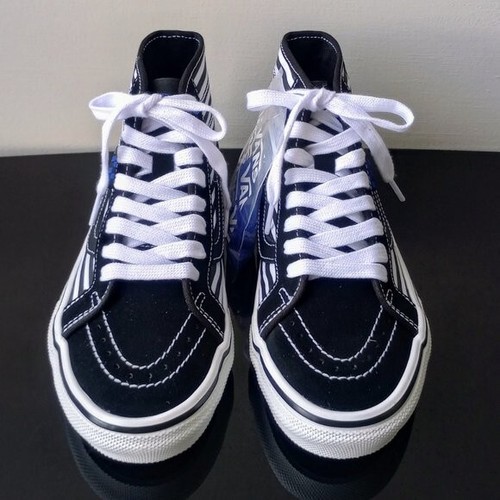 Vans Men/Women Skate Sk8-Hi Decon Shoe X Breana Geering in Simple Black / White - 第 4/17 張圖片