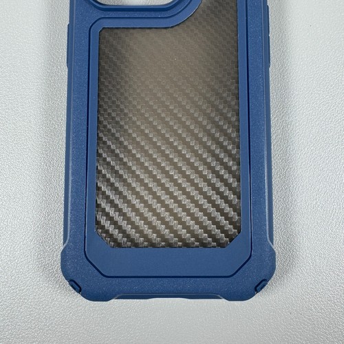 Funda para iPhone 14 Pro - Fibra de Carbono Azul | Resistente - Doble Capa | Tuerdan - Imagen 13 de 16