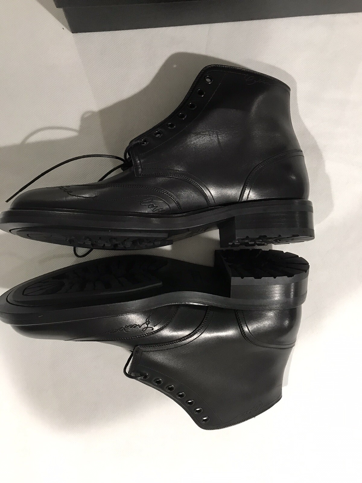 Stivaletto Saint Laurent uomo William 20 ricamato. 44 11. $1090