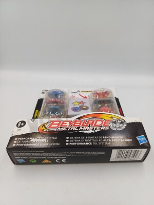Beyblade Metal Masters Crushing Blast Rock Zurafa & Torch Gemios