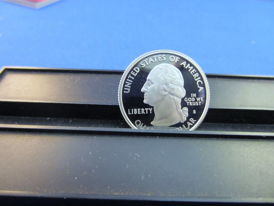 2008-S Silver Quarter NEW MEXICO Deep Cameo Mirror Proof Upper Grading Range - Image 2 of 3