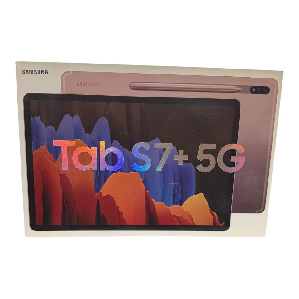 Samsung Galaxy Tab S7+ 5G (256 GB) – SM-T976B – inkl. OVP & S Pen - Bild 1 von 4