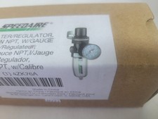 Genuine SpeedAire Model 4ZK76A Filter/Regulator with Gauge 1/4" NPT 150PSI New