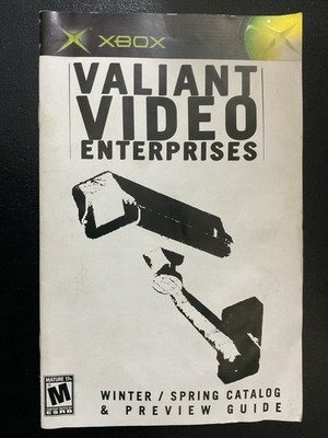 Manhunt Microsoft Original XBOX Instruction Manual Only