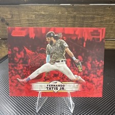 Topps Stadium Club 2025 Fernando Tatis Jr. Red Foil #191 Padres MLB Card
