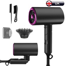 Professional Hair Dryer Travel Hairdryer with Diffuser Home Salon Blow Dryer