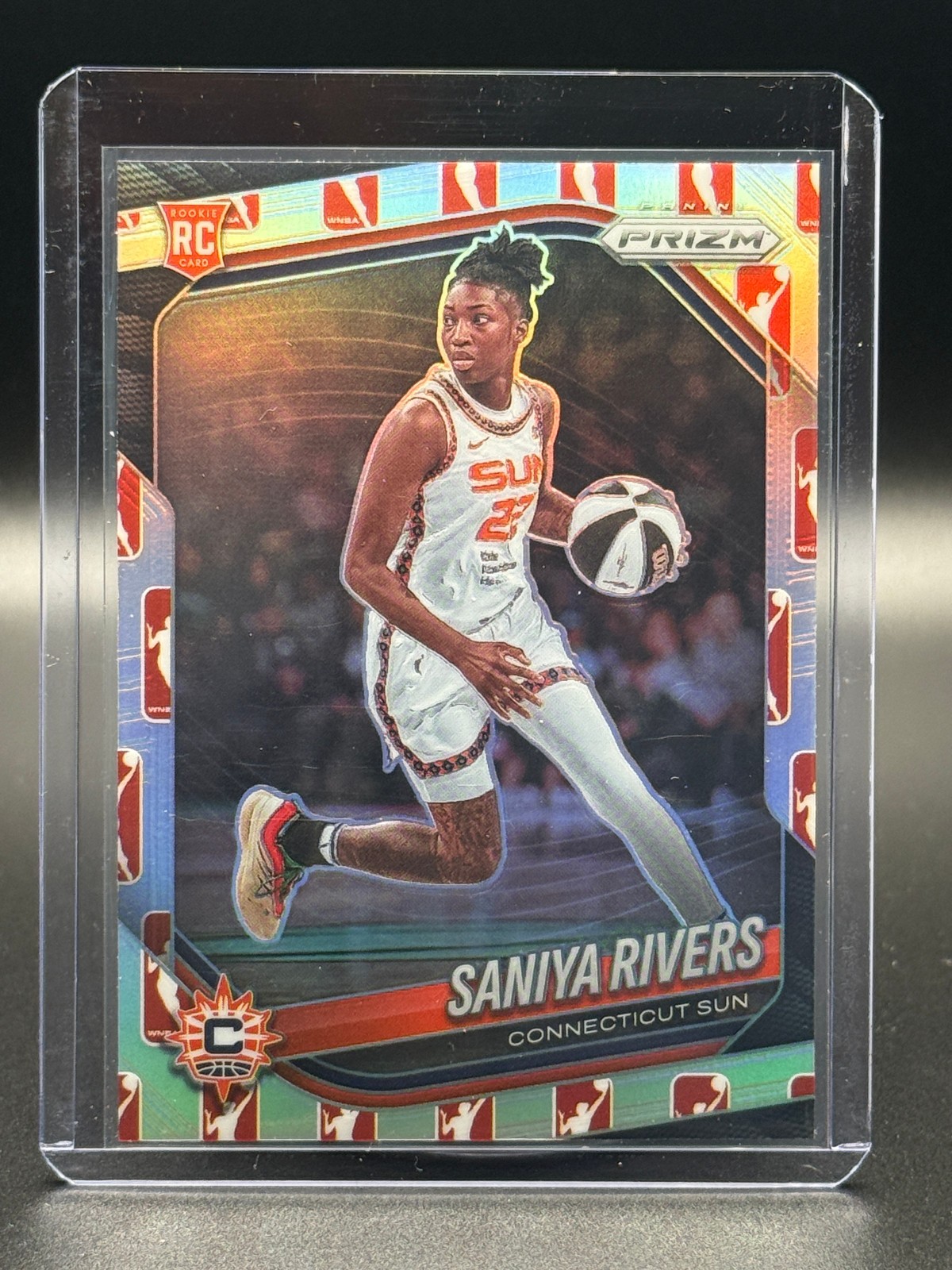 2025 Panini Prizm WNBA- Saniya Rivers #131 Logo Prizm (RC)