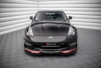 Maxton Design Frontlippe V.3 Passend FüR Nissan 370Z Nismo Fl Schwarz Hochglanz