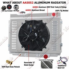 3 Rows Radiator Shroud Fan Relay Fit 196466 Ford Galaxie Small Block 4.3l 4.7l 3 Rows Radiator Shroud Fan Relay Fit 196466 Ford Galaxie Small Block 4.3l 4.7l