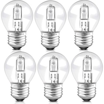 E27 G45 Lampe 28W Dimmbar Warmweiß 2700K 370LM Glas Birne Glühbirne 6er Pack