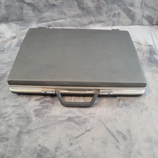 Samsonite Vintage Slim Briefcase Hardside Gray w/Key
